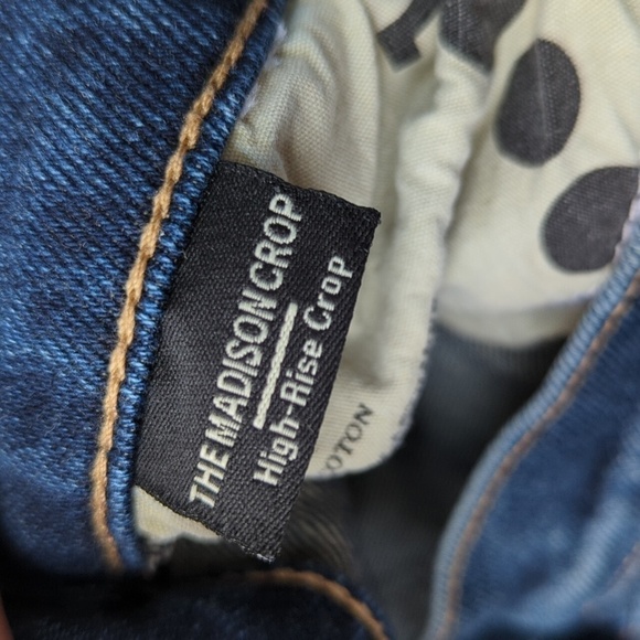 Blank NYC The Madison Crop High-Rise Crop Jeans Size 25 Distressed - Picture 5 of 13